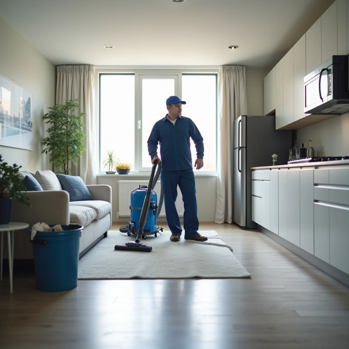 Post construction cleaning after a New York apartment renovation